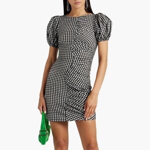 Ganni Checkered Dress
